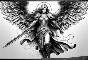 Archangel tattoo idea