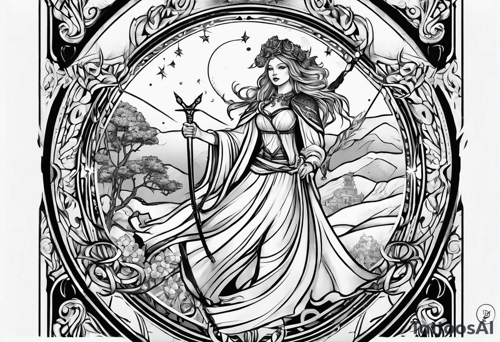 The fool tarot character tattoo idea