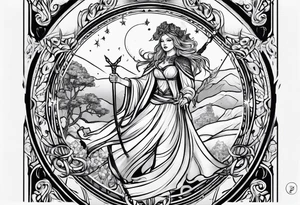 The fool tarot character tattoo idea