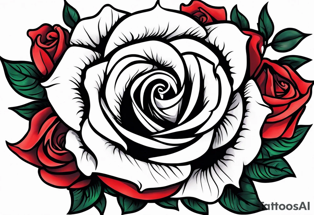 rose tattoo idea