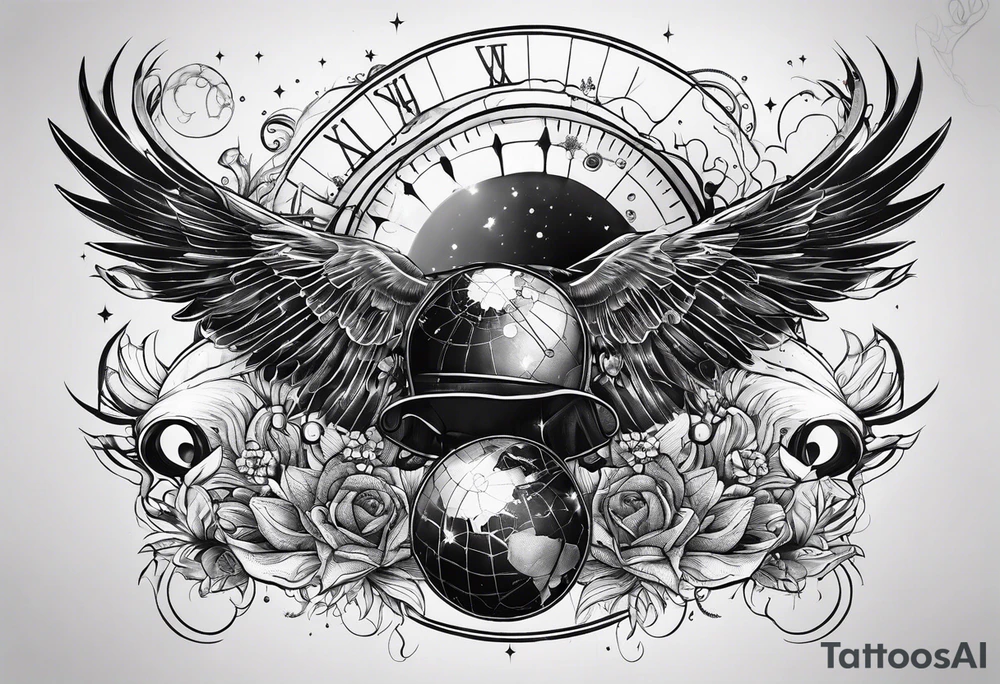 science themed tattoo tattoo idea