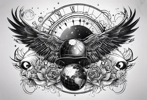 science themed tattoo tattoo idea
