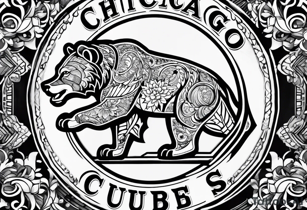 Chicago Cubs W tattoo idea