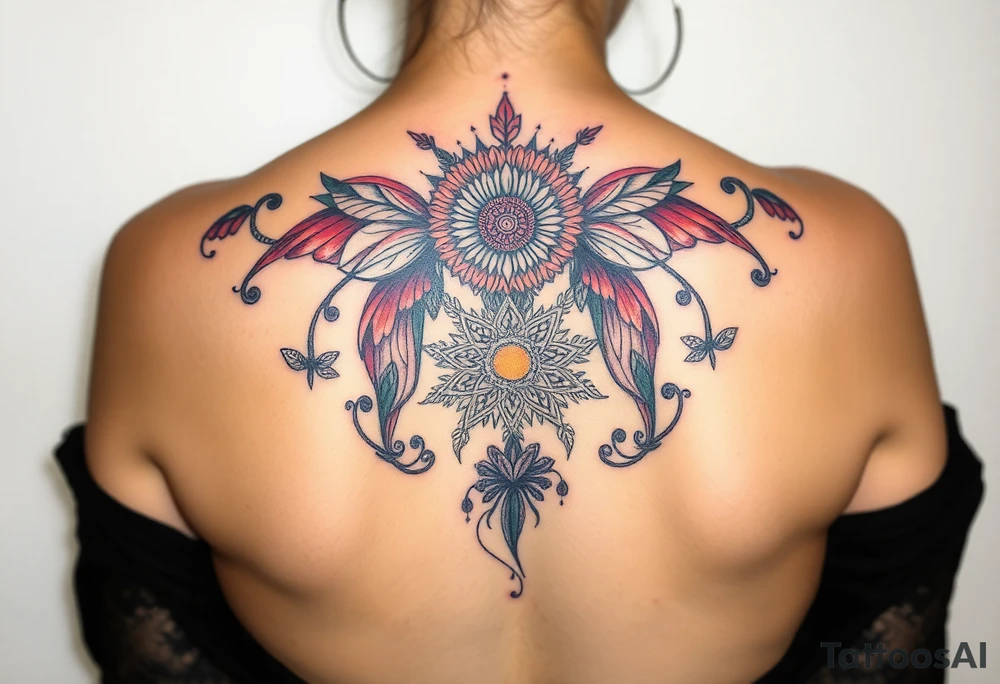 Tattoo on back that represents my family ideas tattoo idea