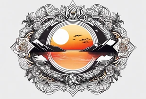 欲望 and the sun -
Simple tattoo idea