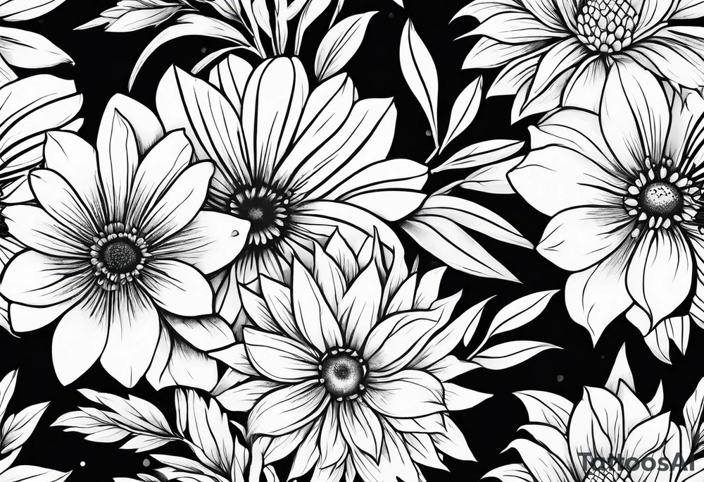 Wildflowers, forearm tattoo idea