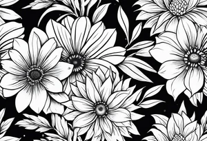 Wildflowers, forearm tattoo idea
