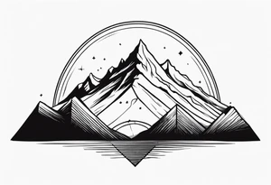the peak tattoo idea