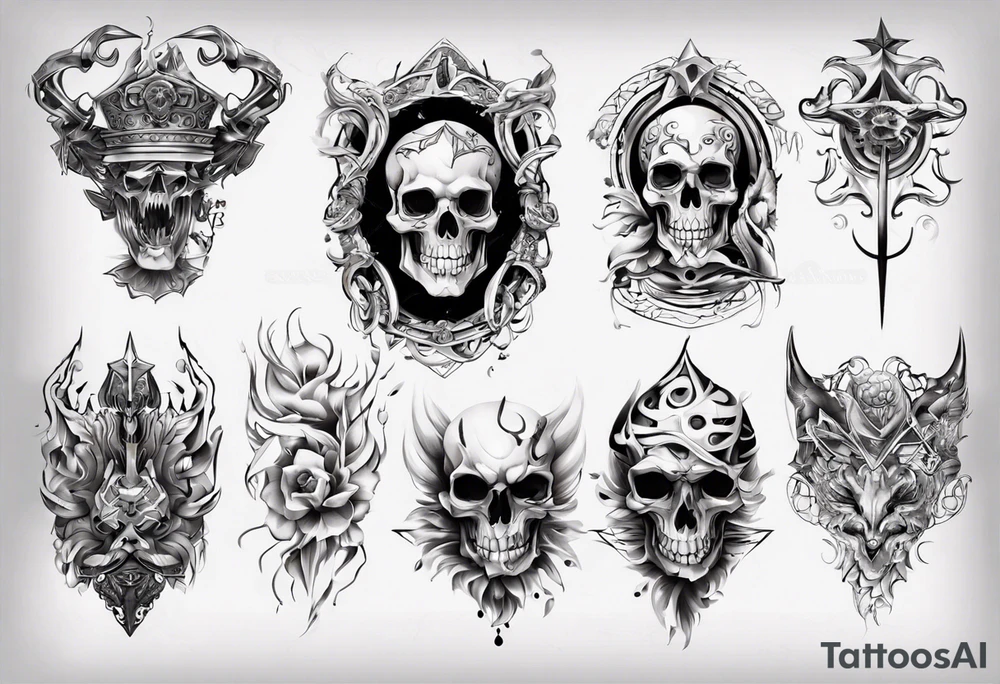 Тату рукав мужской tattoo idea