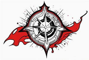 Hellsing bleeding  tear
 logo tattoo tattoo idea