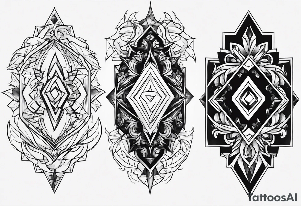 broken sword tattoo idea