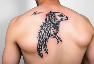 Tattoo of Aboa on an arm tattoo idea