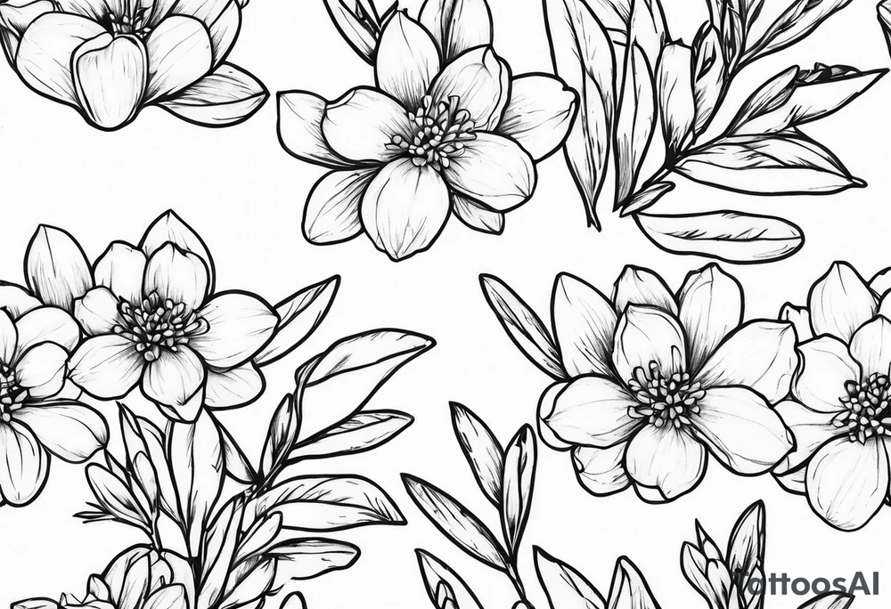 Syringa hyacinthiflora tattoo idea