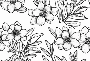 Syringa hyacinthiflora tattoo idea