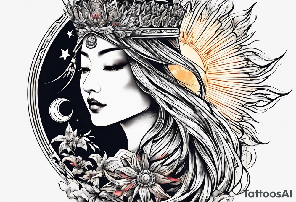 欲望 and the sun -
Simple tattoo idea
