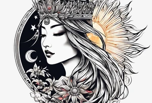欲望 and the sun -
Simple tattoo idea