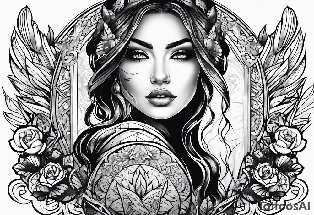 strength tattoo self love tattoo idea