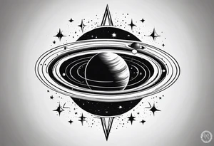 andromeda galaxy tattoo idea