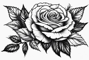 roses and thorns tattoo idea