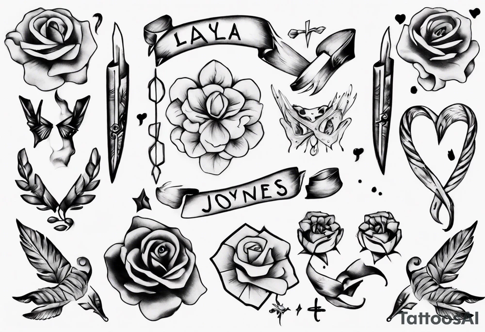 Layla Jones
4-ever and always tattoo idea