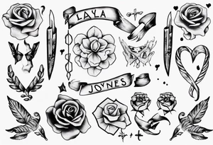 Layla Jones
4-ever and always tattoo idea