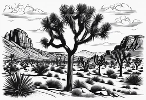 Joshua tree tattoo idea