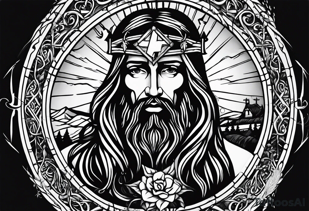 Witchcraft Jesus jail mom farm cancer zodiac 69 broken blessed lost tattoo idea Witchcraft Jesus jail mom farm cancer zodiac 69 broken blessed lost tattoo idea