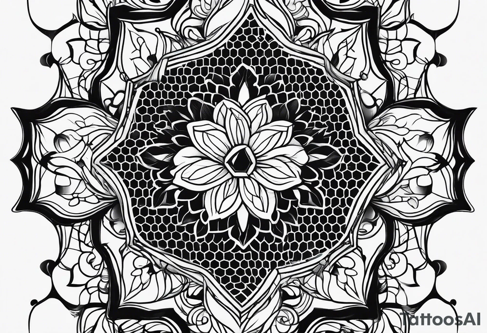 Honeycomb tattoo idea