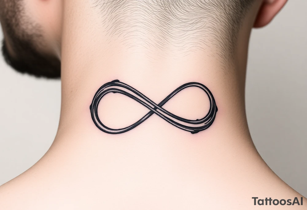 Infinity symbol tattoo idea