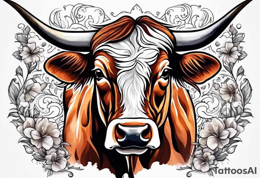 Texas longhorns and A&M aggies tattoo idea