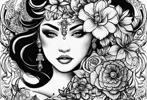 mar y sol tattoo idea