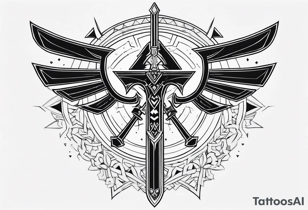 Master Sword from The Legend of zelda tattoo idea