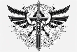 Master Sword from The Legend of zelda tattoo idea