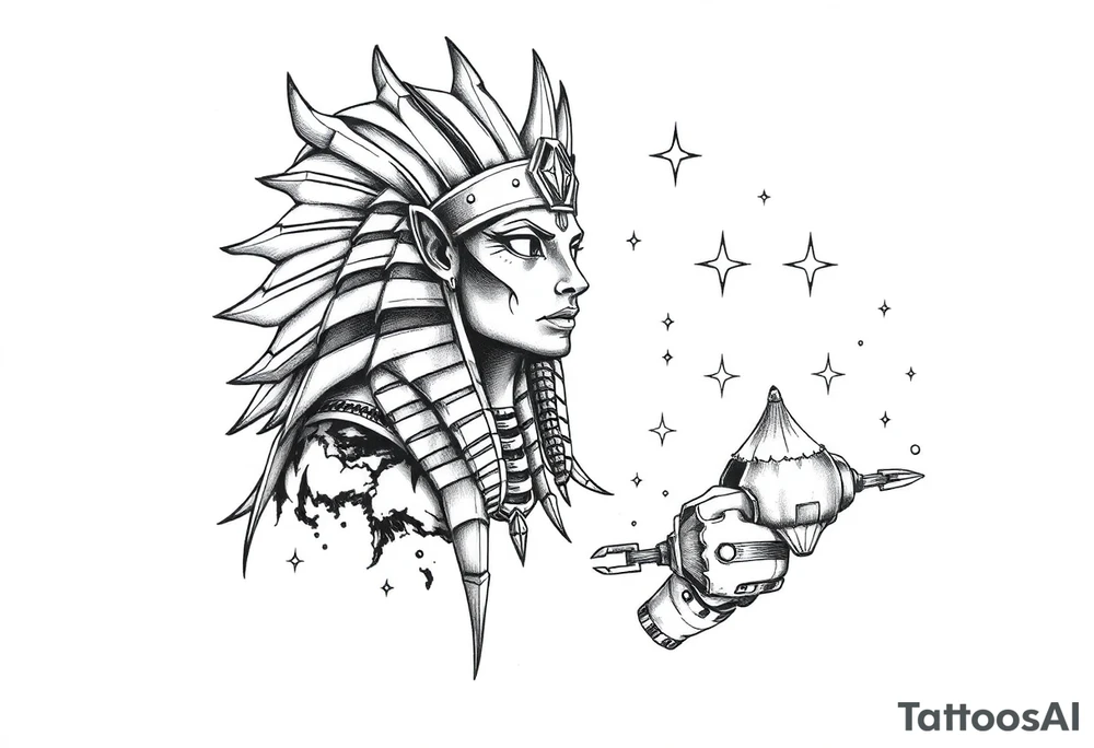 osiris,stars. tattoo idea