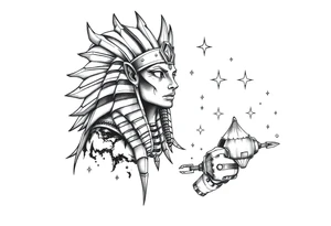 osiris,stars. tattoo idea