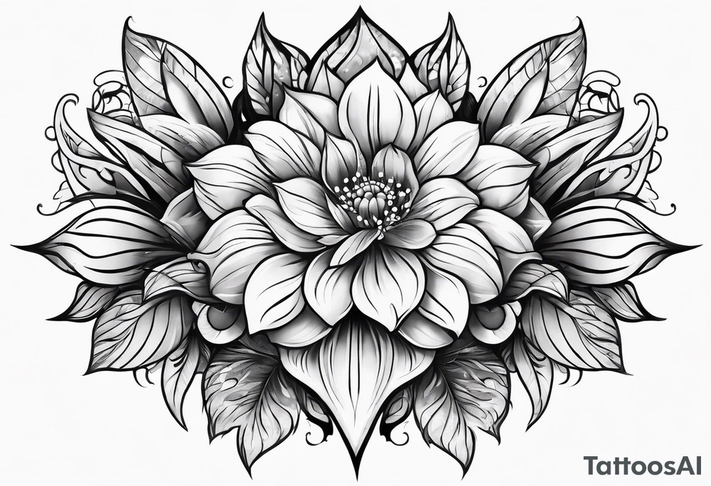 full back tattoo sketch for female tattoo idea