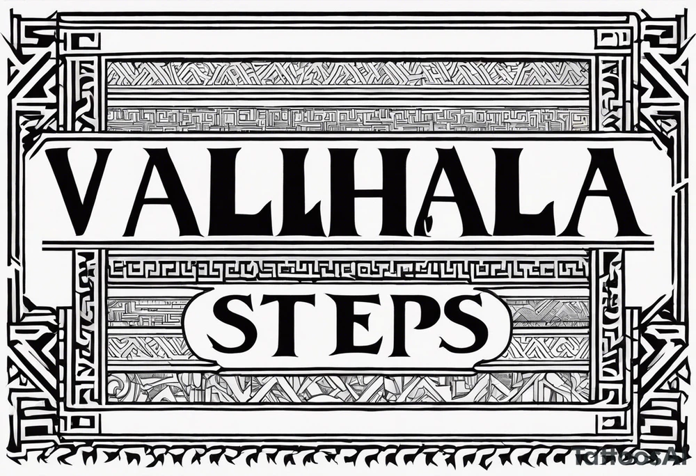 Valhalla steps
 Walls fog tattoo idea