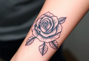 Money rose tattoo tattoo idea