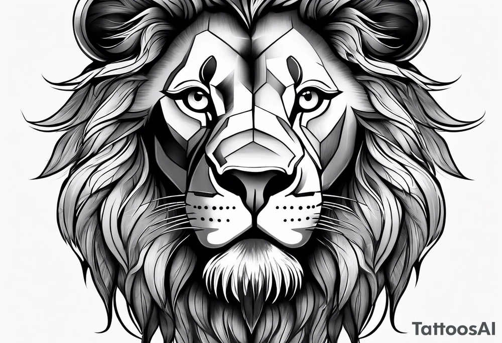 Lion tattoo idea