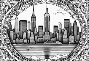 new york and florida tattoo idea