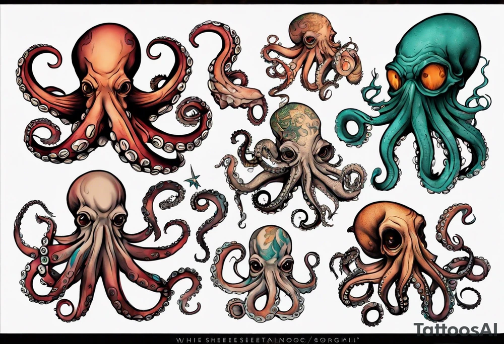 Dirty Heads Octopus tattoo idea