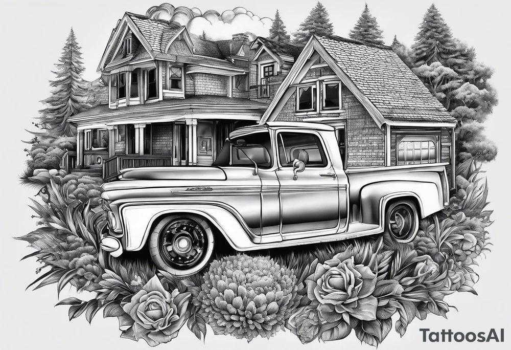 incorporate ideas from the sprawl book series
 into a sybmolic tattoo tattoo idea