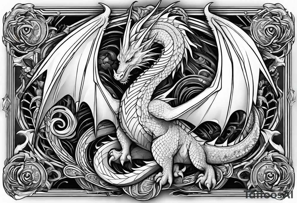 Valhalla friendly 
dragon tattoo idea