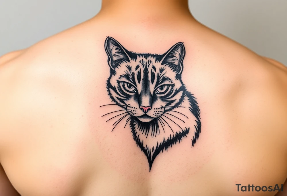Black Cat tattoo idea