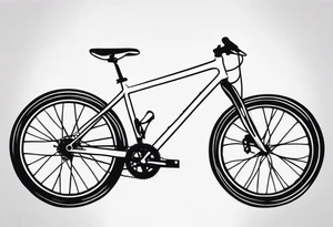 Full arm sleeve , road bicycle, black and white, color accents, fine line tattoo idea