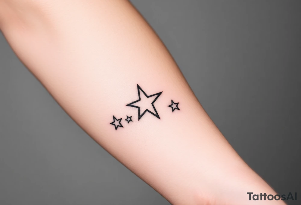 Stars tattoo idea
