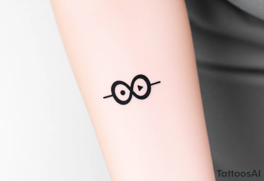 A powerful Viking love rune carved into an ancient stone tattoo idea
