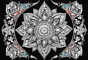 Sun Catcher Mandela tattoo idea