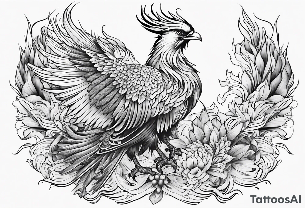 Vietnamese Phoenix tattoo idea