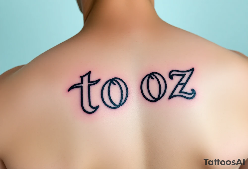 tooz tattoo idea